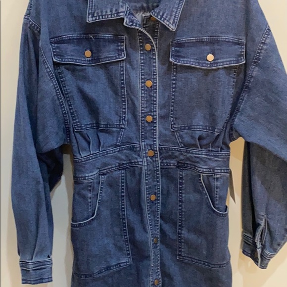 NWT Free People Bo Dress in Indigo Blue Dress - Picture 11 of 13